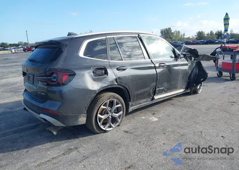 2024 BMW X3 Sdrive30I z USA, uszkodzony, nr VIN 5UX43DP06R9U24697